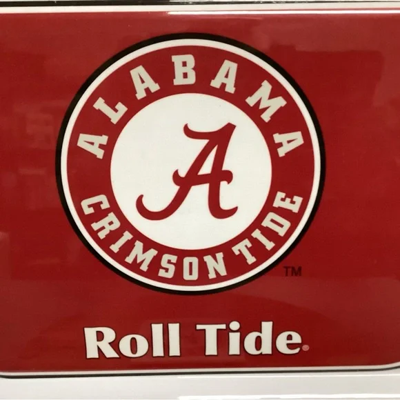 Alabama Crimson Tide College Football Melamine Serving Tray - Roll Tide - Rare - Picture 3 of 11
